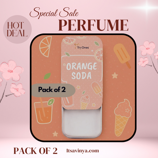 Solid Perfume | Orange Soda Solid Perfume 10 gm Pack of 2